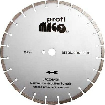 Magg Diamantový kotouč segmentový 400 x 3,6 / 10 x 25,4 mm DKSB400