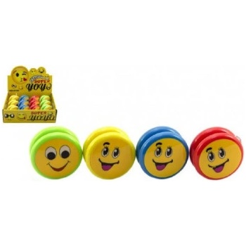 Jojo smajlík plast 6cm asst mix variant či barev