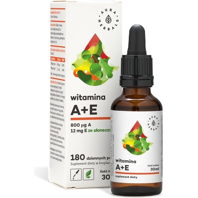 Aura Herbals Витамин А + Е 30 ml капки | Aura Herbals (10535 AH)