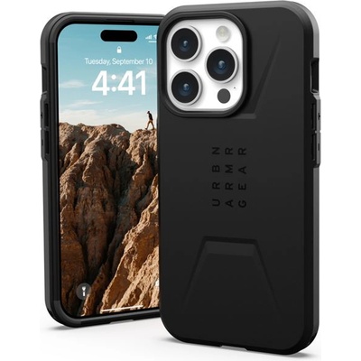 Urban Armor Gear Гръб UAG Civilian MagSafe за iPhone 15 Pro - Черен