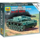 Zvezda Sd.Kfz.142 Sturmgeschütz III Ausf.BStuG III Wargames WWII 6155 1:100