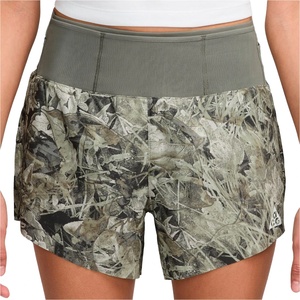 Nike Дамски шорти за бягане Nike Women's ACG Trail DF Mid Rise Brief 4'' Shorts AOP Running shorts - Sequoia / Summit White - размер XS (112-4675-0111)
