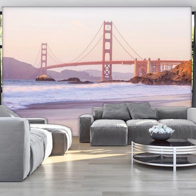 Consalnet - For Wall fototapeta Golden Gate Bridge Materiál: 1-vliesová Rozměr: 416 x 254 cm (XXXL)