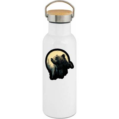 123TRIKO termoska edvěd hnědý, linoryt 500 ml