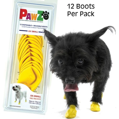 Pawz Dog Botička ochranná kaučuk XXS 12 ks