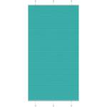vidaXL Плисирана щора, петролно зелена, 110x200 см, ширина на плата 109, 4 см, полиестер (4015417)