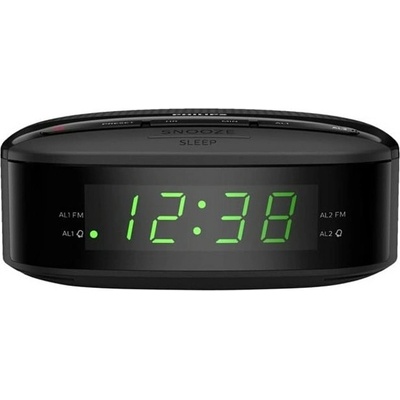 Philips Радиочасовници Philips TAR3205/12X4, FM тунер, 2 аларми, 2x AAA, черни, 4бр (TAR3205/12X4)