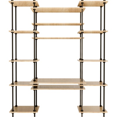 AR Shelving Písací stôl s regálom Deco (185 x 151 x 35/52,5 cm) (100396553)