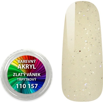 Expa nails akryl pudr třpytkový zlatý vánek 4 ml
