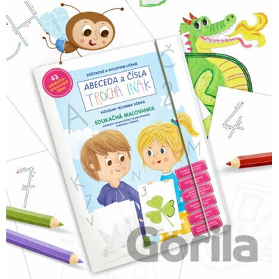 Abeceda a Čísla TROCHA INAK edukačná maľovanka Wintrend