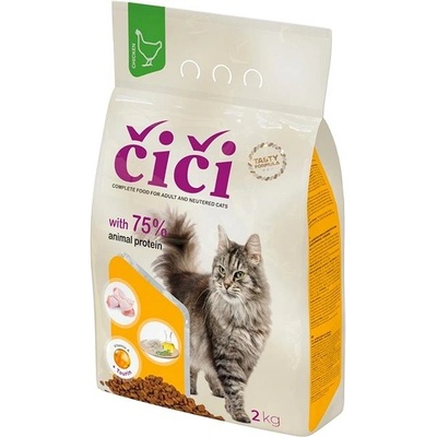 ČIČI granule pro kočky s kuřecím 2 kg