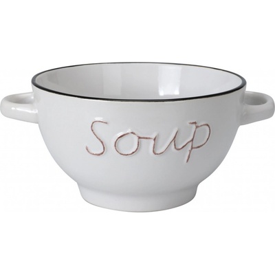 Siaki Collection Kameninová miska na polievku Soup krémová 650 ml