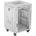Lanberg rack cabinet 19" free-standing 15U/600x600 (flat pack) with glass door lcd grey v2 (FF01-6615-12SL)