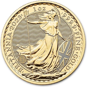 The Royal Mint zlatá mince 100 Pounds Britannia King Charles III 1 oz