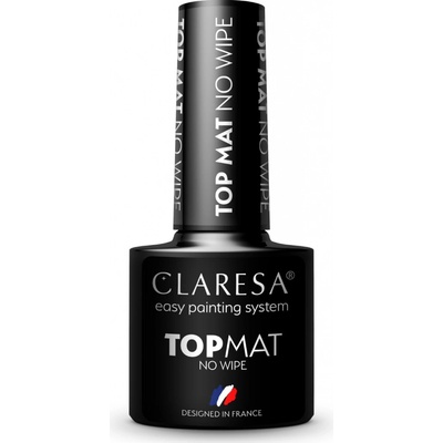 Claresa Gél lak Top Matt No Wipe 5 ml