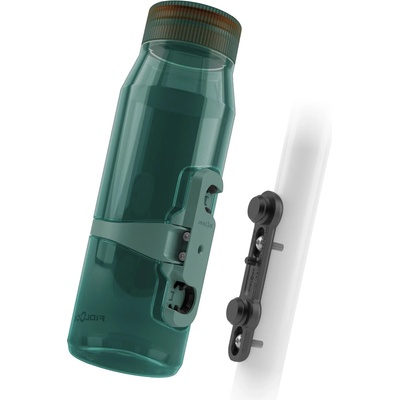 FIDLOCK Бутилка за велосипед Fidlock Twist Bottle Life 700 + Bike Base Cycling water bottles - Transparent Grün / Fidlock Logo - размер 700 ml (533-2435-0211)