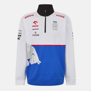 Image 1 of HUGO BOSS Горнище с цип Hugo Racing Bulls 2024 Quarter Zip Top Adults - White