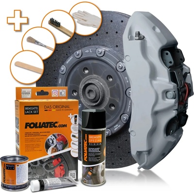 Foliatec Barva na brzdy, sada - Circuit Grey