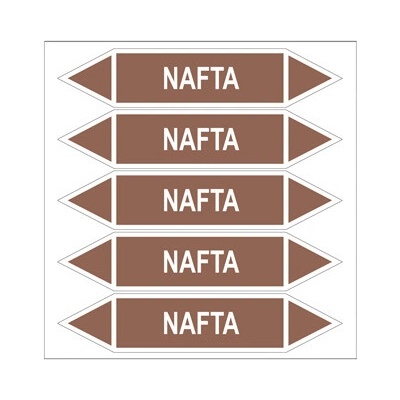 Značení potrubí, nafta PZGL 008057