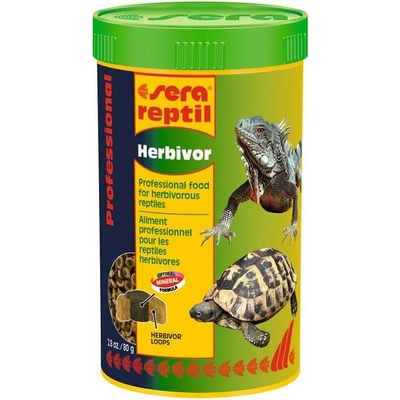 sera - Professional Herbivor - ко-екструдирана храна за растителноядни влечуги - костенурки, игуани и др. 250 мл