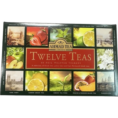Ahmed Tea TWELVE TEA ČAJ 60 x 2 g