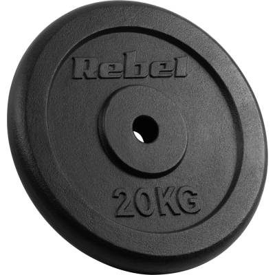 Rebel Active L-RBA-2131 Liatinový kotúč na činku 20 kg otvor 31 mm