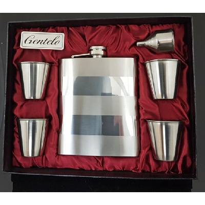 Súprava BORDO maxi ploskačka 540 ml + 4ks štamperlíkov 80 ml