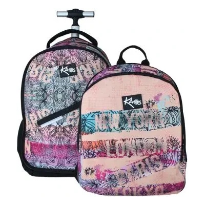 KAOS Ученическа раница 2в1 с колела kaos cityway