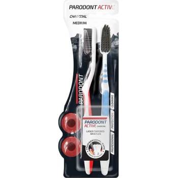 Image 1 of Paradont active Четка за зъби parodont charcoal 2в1 (a-3090-000201_7)