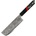 HARAHU Дамаски кухненски нож ZA-37458 - Nakiri / Черен / Червен KP37458