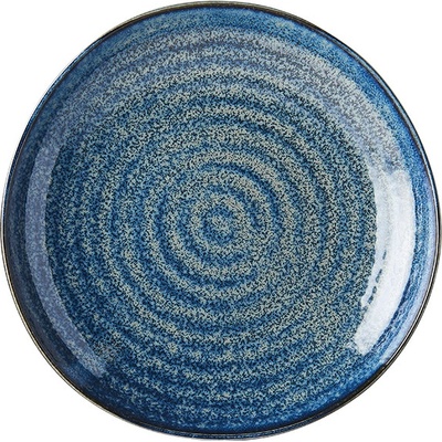 MIJ Kulatý talíř INDIGO BLUE 23x4 cm