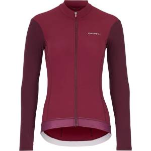 Craft Дамска фланелка с дълъг ръкав за колоездене Craft Women's Endur Training L/S Jersey Cycling jersey - Berries / Purple - размер XS (156-3112-0111)