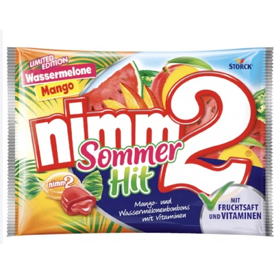Nimm2 Bonbóny Summer Hit Mango & Meloun 300 g