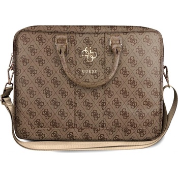 Guess GUCB15G4GFBR PU 4G Metal Logo Computer Bag 15/16" Brown