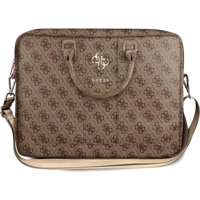 Guess GUCB15G4GFBR PU 4G Metal Logo Computer Bag 15/16" Brown