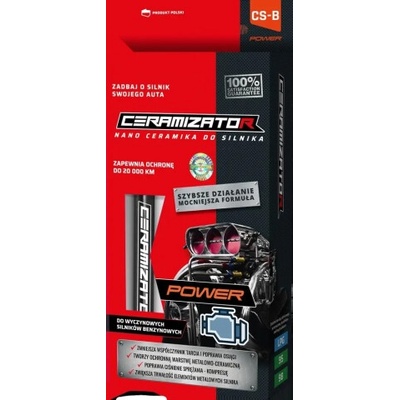 CERAMIZATOR Nano-Keramická POWER prísada do motorového oleja pre benzínové motory 10 ml