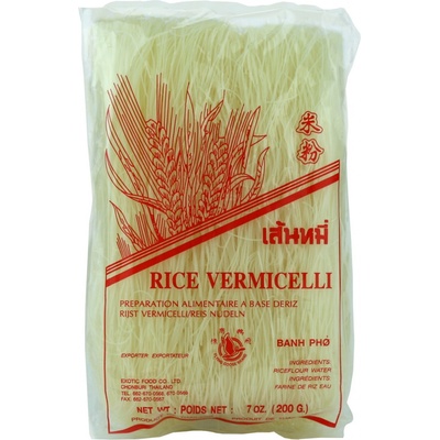 Exotic Food Rýžové nudle vlasové Flying Goose 200 g