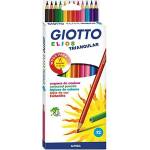 GIOTTO Цветни моливи GIOTTO Elios Wood Free триъгълни 12 броя 275800 (275800)