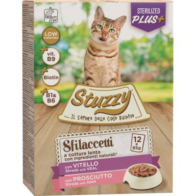 Stuzzy Cat Adult Sterilised šunka 12 x 85 G