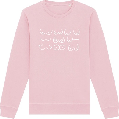Crewneck Amazonky Všetky prská sú krásne! Ružová