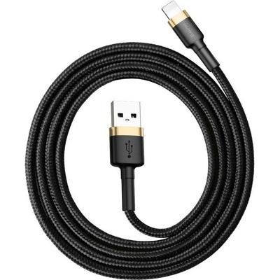 Baseus Cafule Lightning 1m zlato-černý 6953156274990