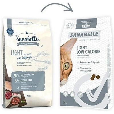 BOSCH Sanabelle Light Poultry z drobiem 8 kg