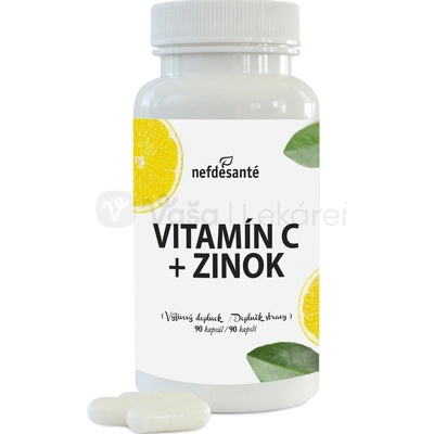 nefdesanté VITAMÍN C + ZINOK 90 ks