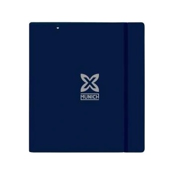 Munich Папка с пръстени Munich Street Син Сив 27 X 32 X 4 cm