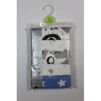 Image 1 of внос от Англия Комплект от 5 бодита с къс ръкав I am. . . , 6-9м