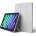 elago Smart Folio Case - магнитен полиуретанов кейс с поставка за iPad mini 6 (2021) (сив)