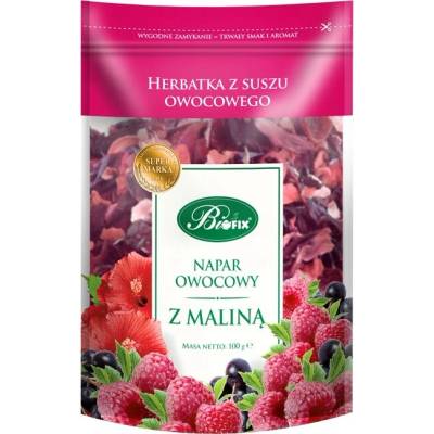 Čaj zo sušeného ovocia listový Bifix malinový 100 g