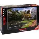 Anatolian Пъзел Anatolian от 3000 части - Дом край езерото, Доминик Дейвисън (P4900)