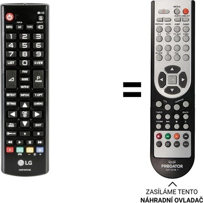 Dálkový ovladač Predátor LG AKB73975786