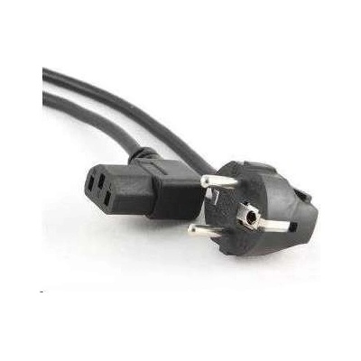 Gembird kábel napájací s pravouhlou koncovkou (C13), VDE certifikovaný, 1.8 m PC-186A-VDE